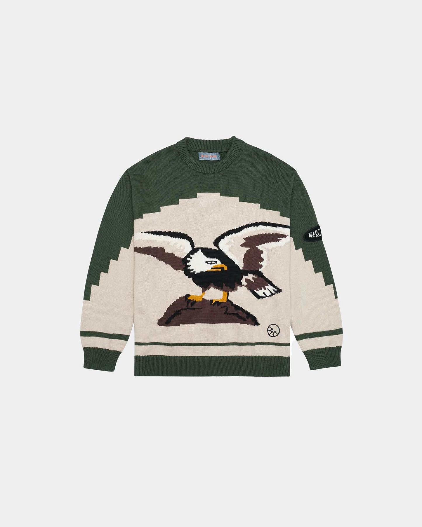 Pull Tricoté Beige "Eagle"