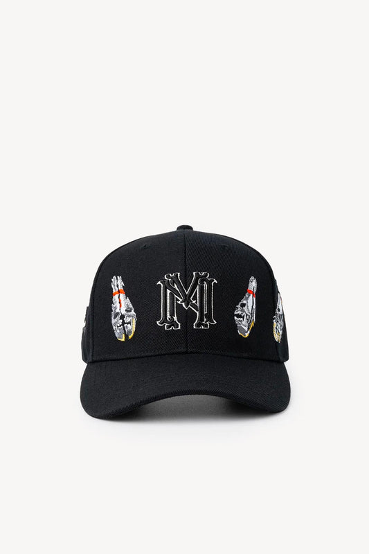 Casquette "Bowling" Alley en Laine Noire