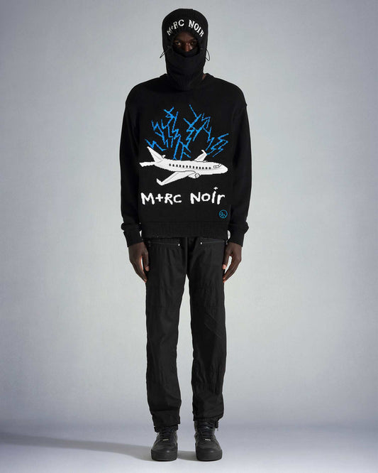 Pull "Bermuda" noir et bleu