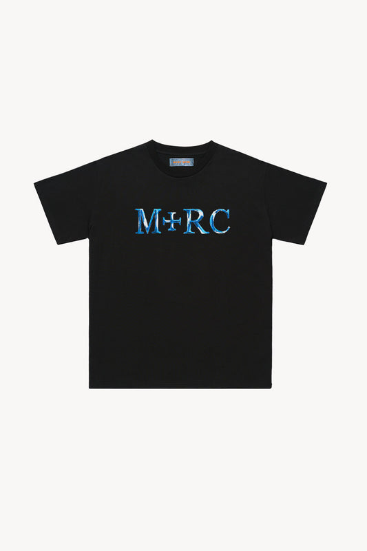Cloudy Heart Black Tee