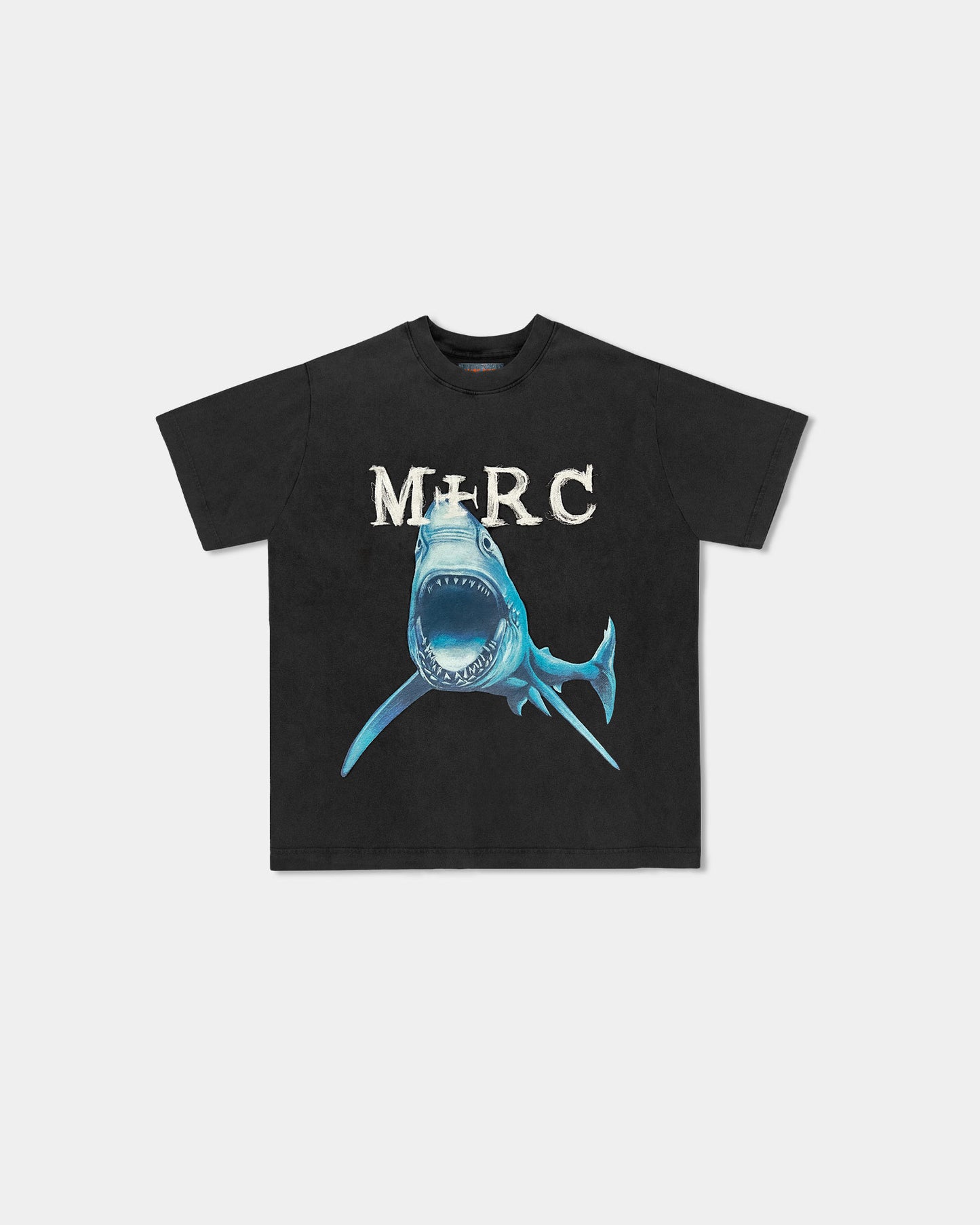 Shark black tee