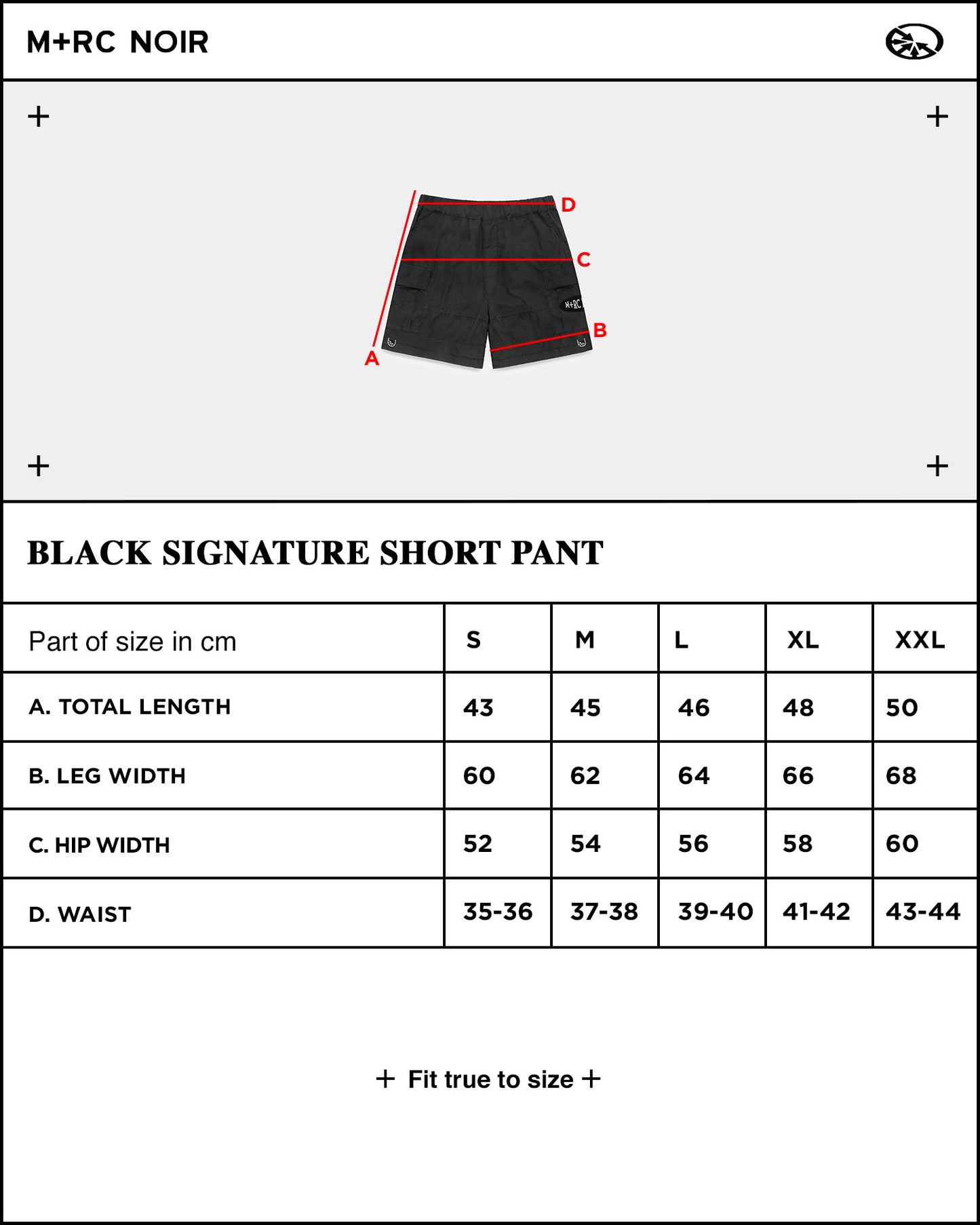 Black Signature Short Pant