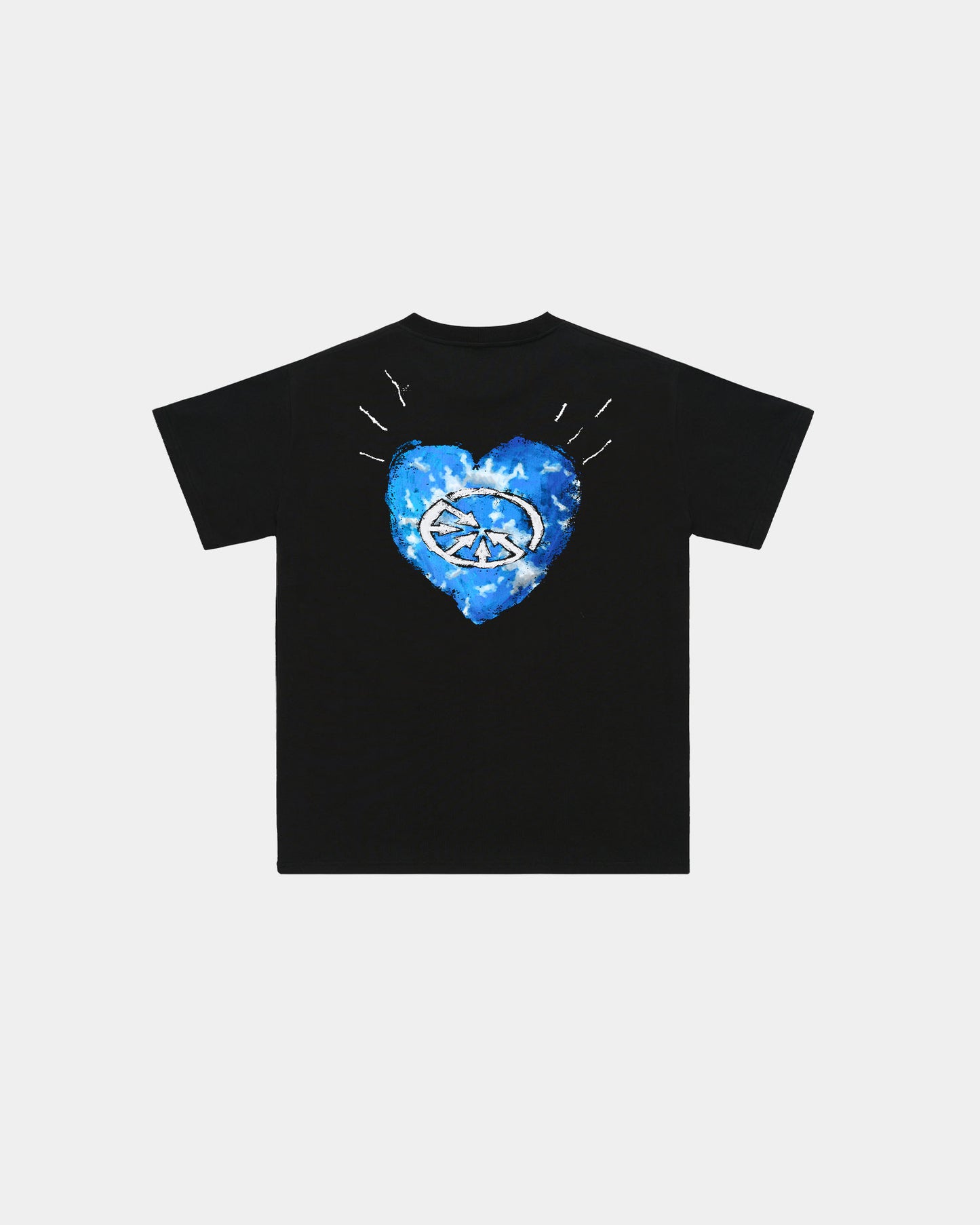 T-shirt Cloudy Heart noir