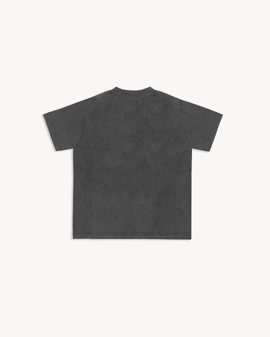 "Genesis" Black Vintage Washed Tee
