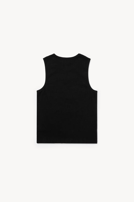 'Eclipses' Black Tank Top