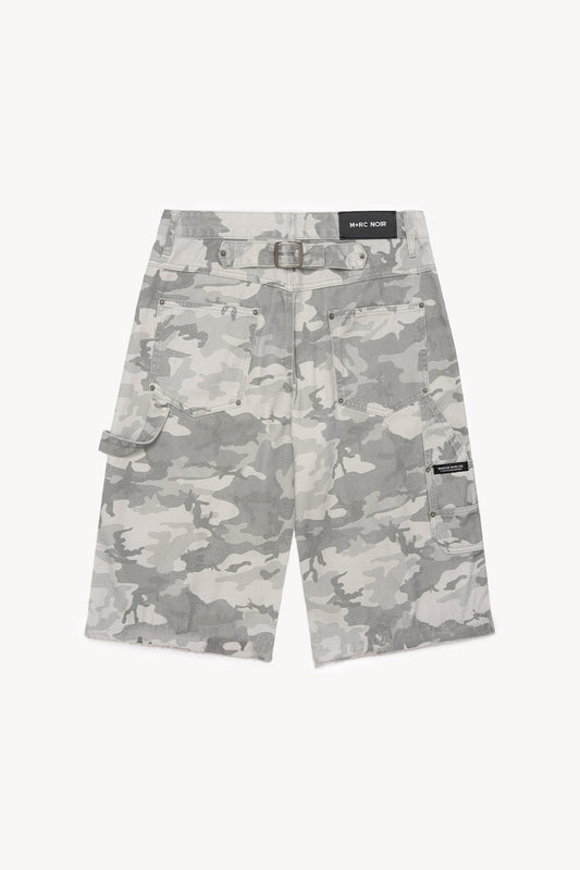 Pantalon cargo noir en velours côtelé Styx