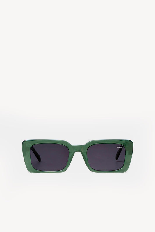 Lunettes de Soleil Papillon Script Vertes