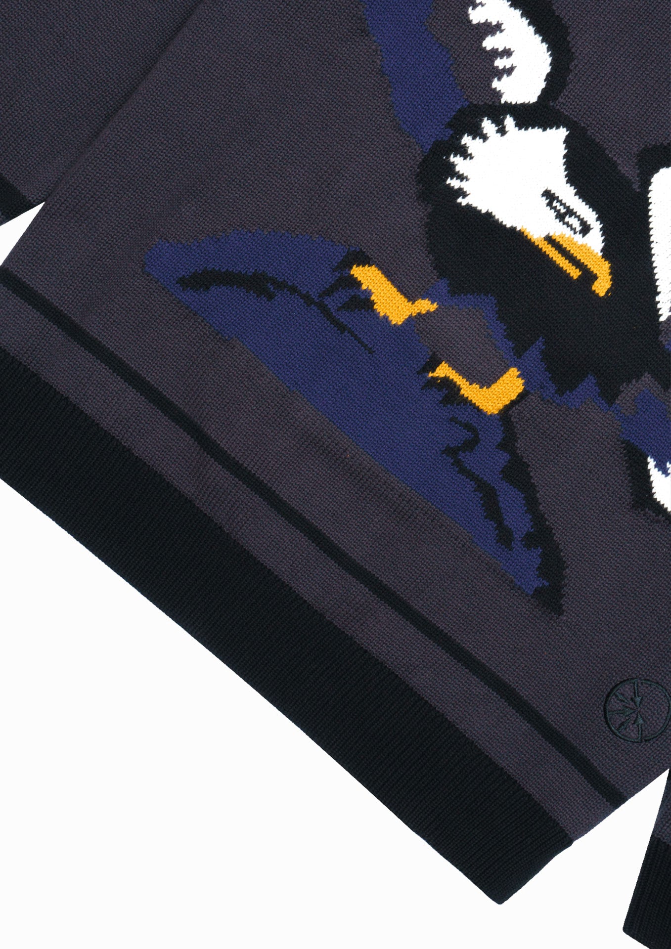"Eagle" Knitted Black Sweater