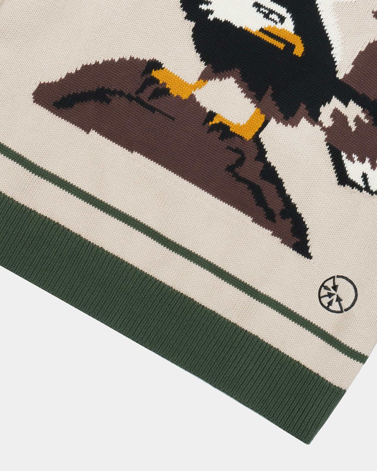 Pull Tricoté Beige "Eagle"
