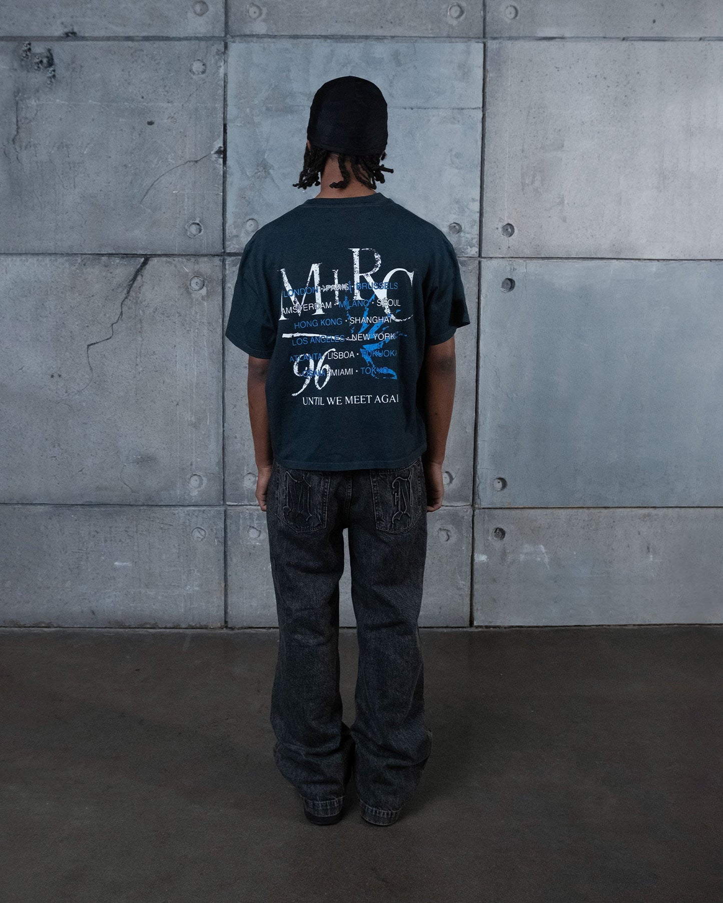 10 Years Tour Black Tee - mrcnoir