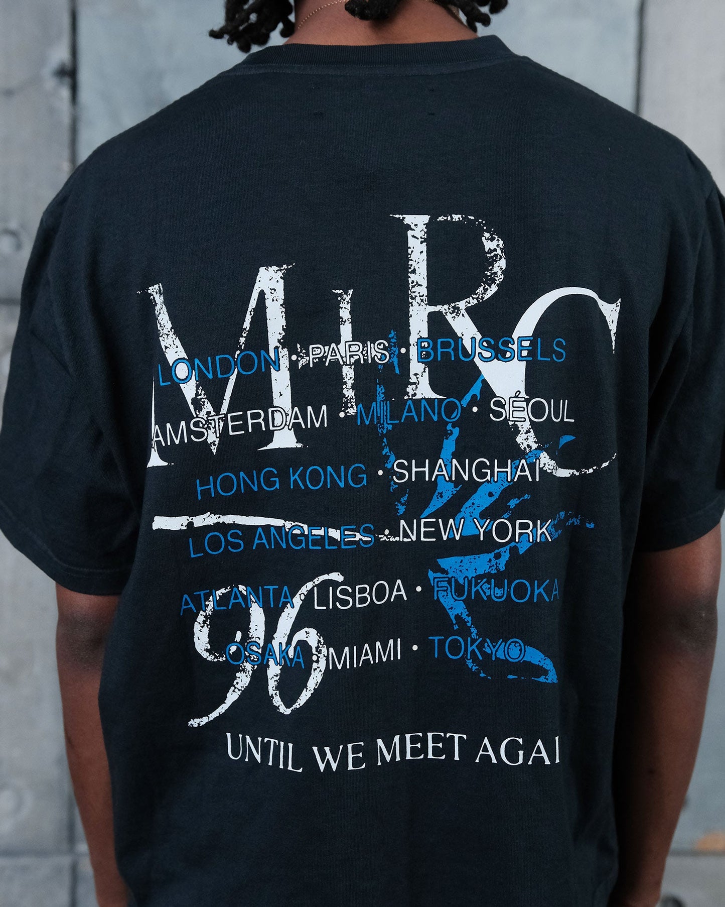 10 Years Tour Black Tee - mrcnoir