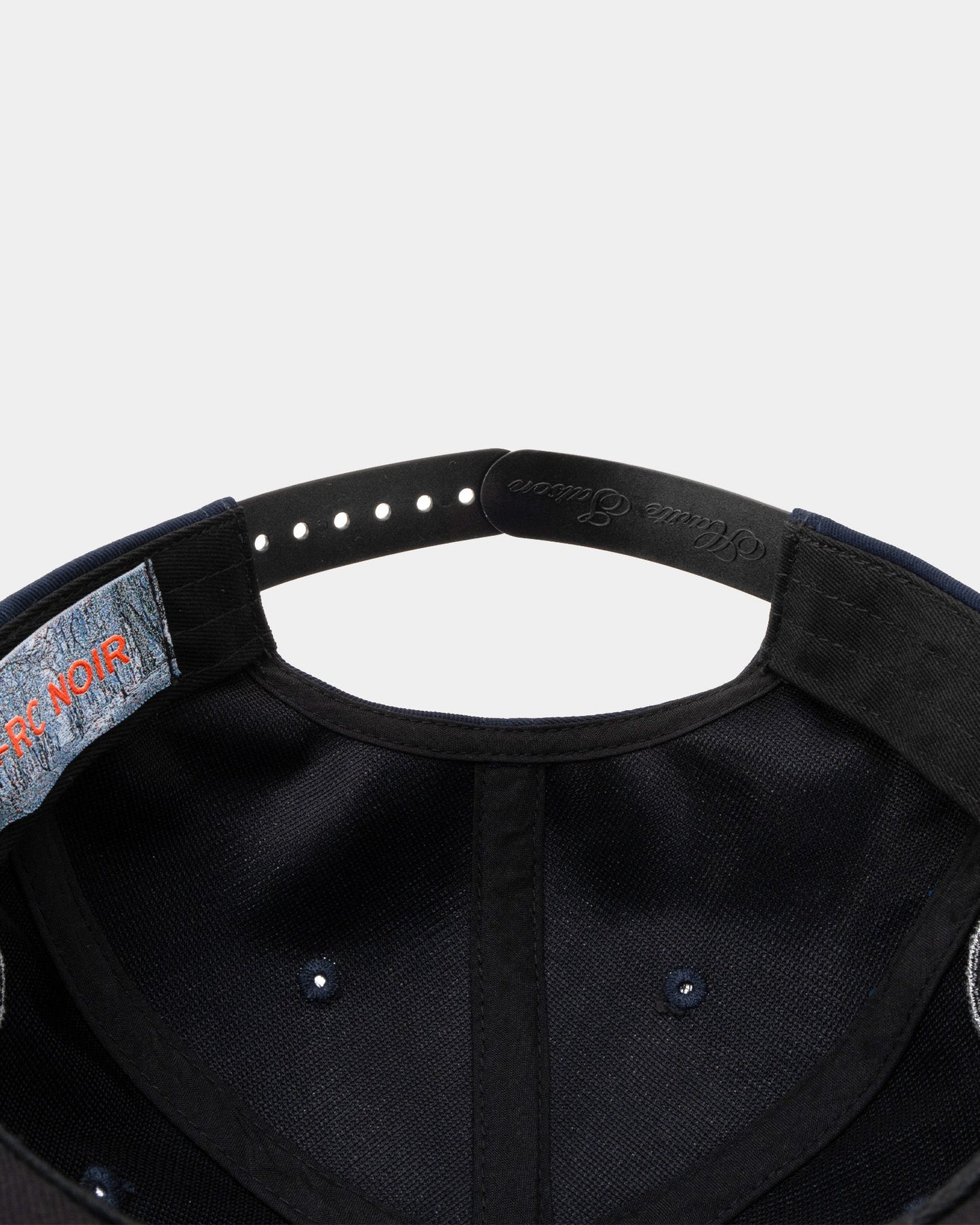 "Black and Navy Butterfly" Blazon Hat - mrcnoir