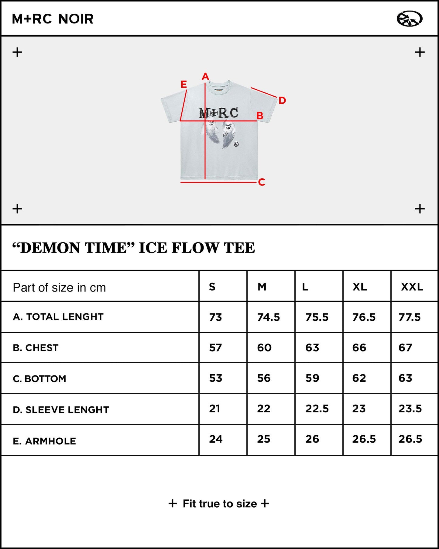 Demon Time Ice Flow Tee - mrcnoir