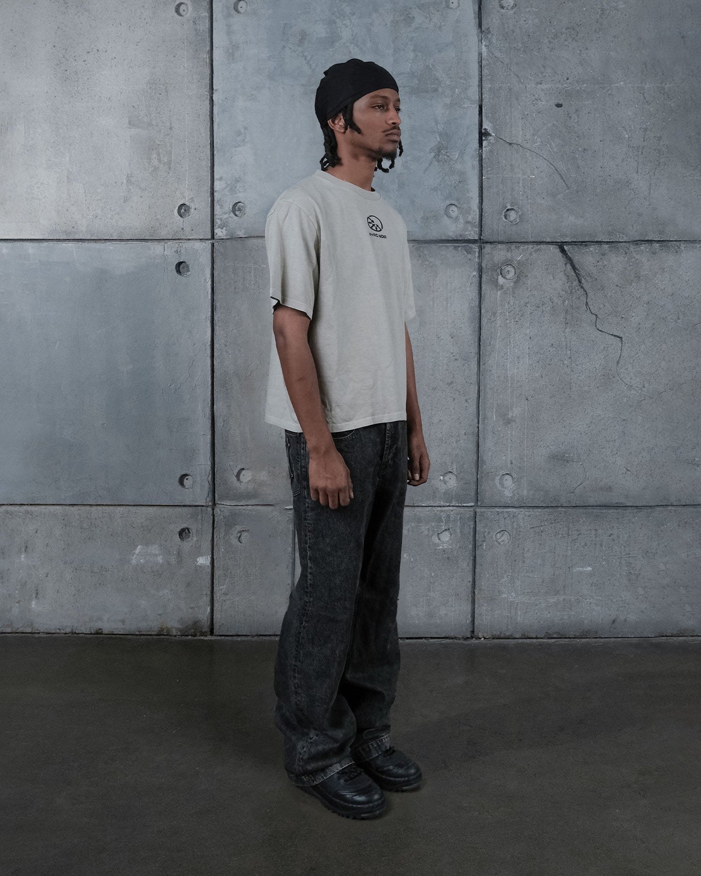 "Eclipses" Beige Tee - mrcnoir