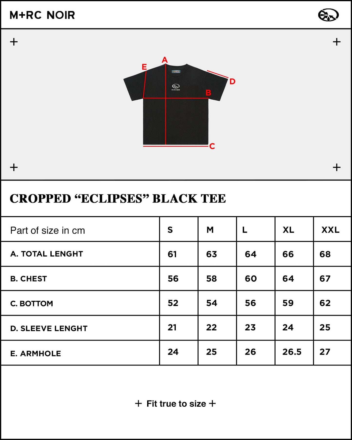 "Eclipses" Black Tee - mrcnoir