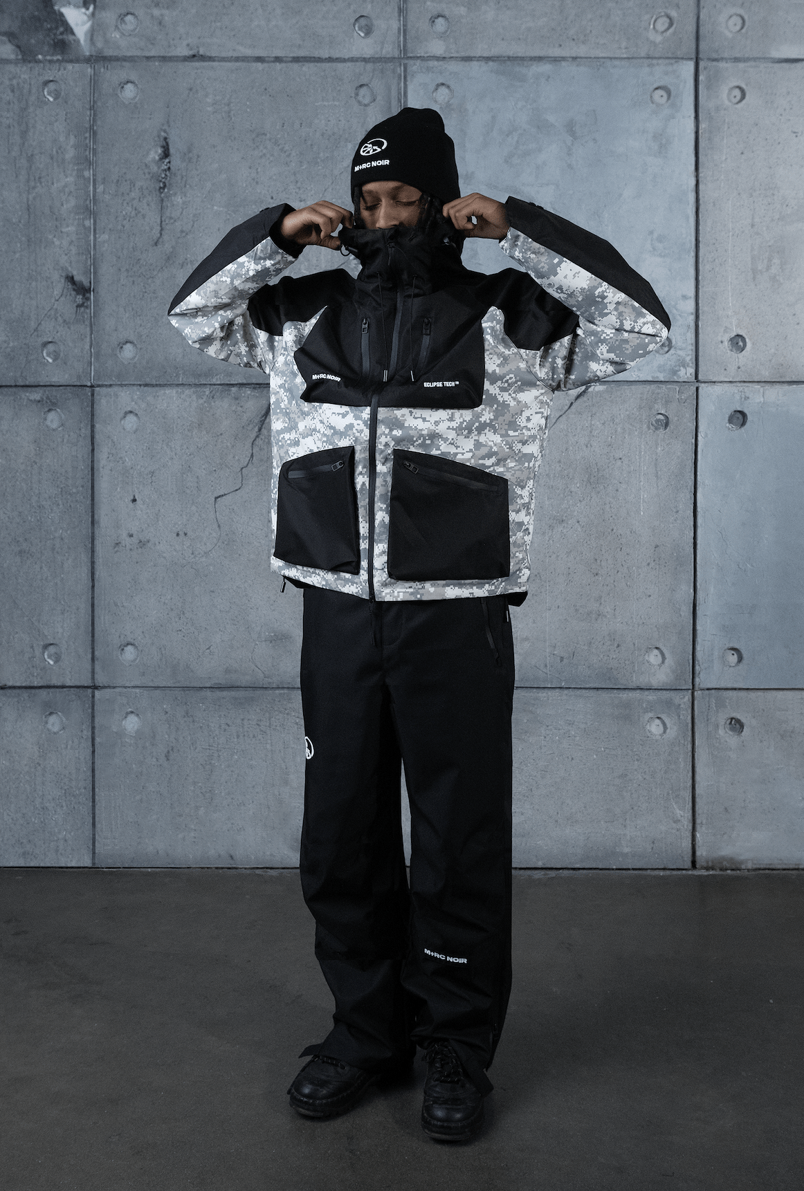 "God’s Complex" Snow Camo Jacket - mrcnoir