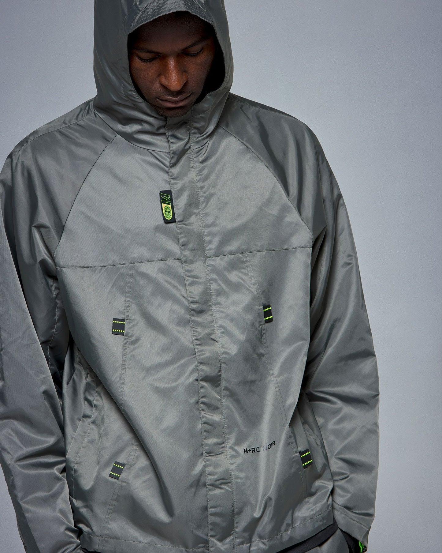 Grey Nylon Tactical Jacket - mrcnoir