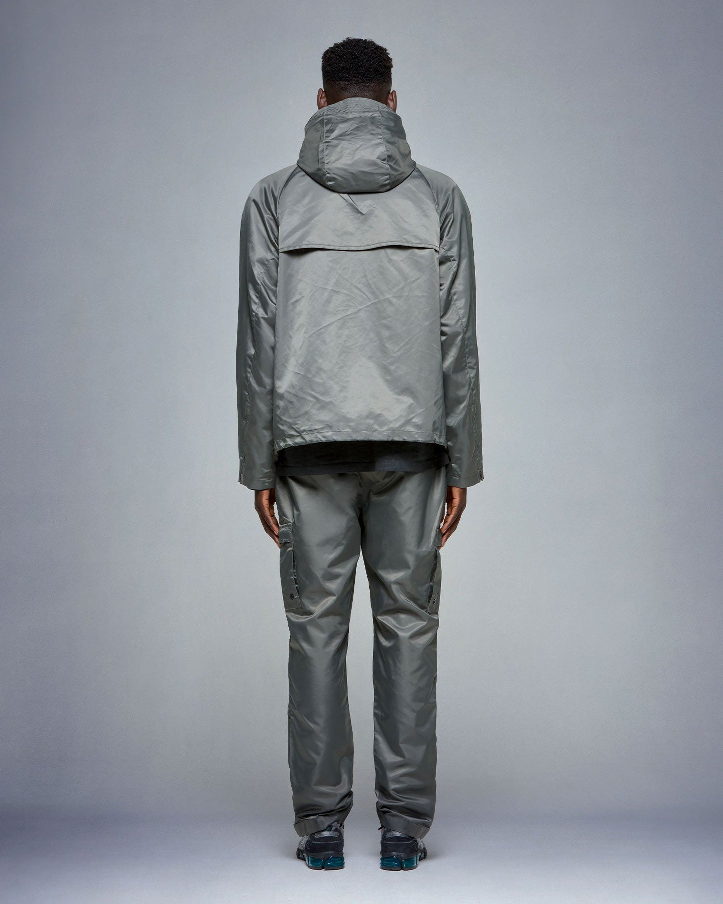 Grey Nylon Tactical Jacket - mrcnoir