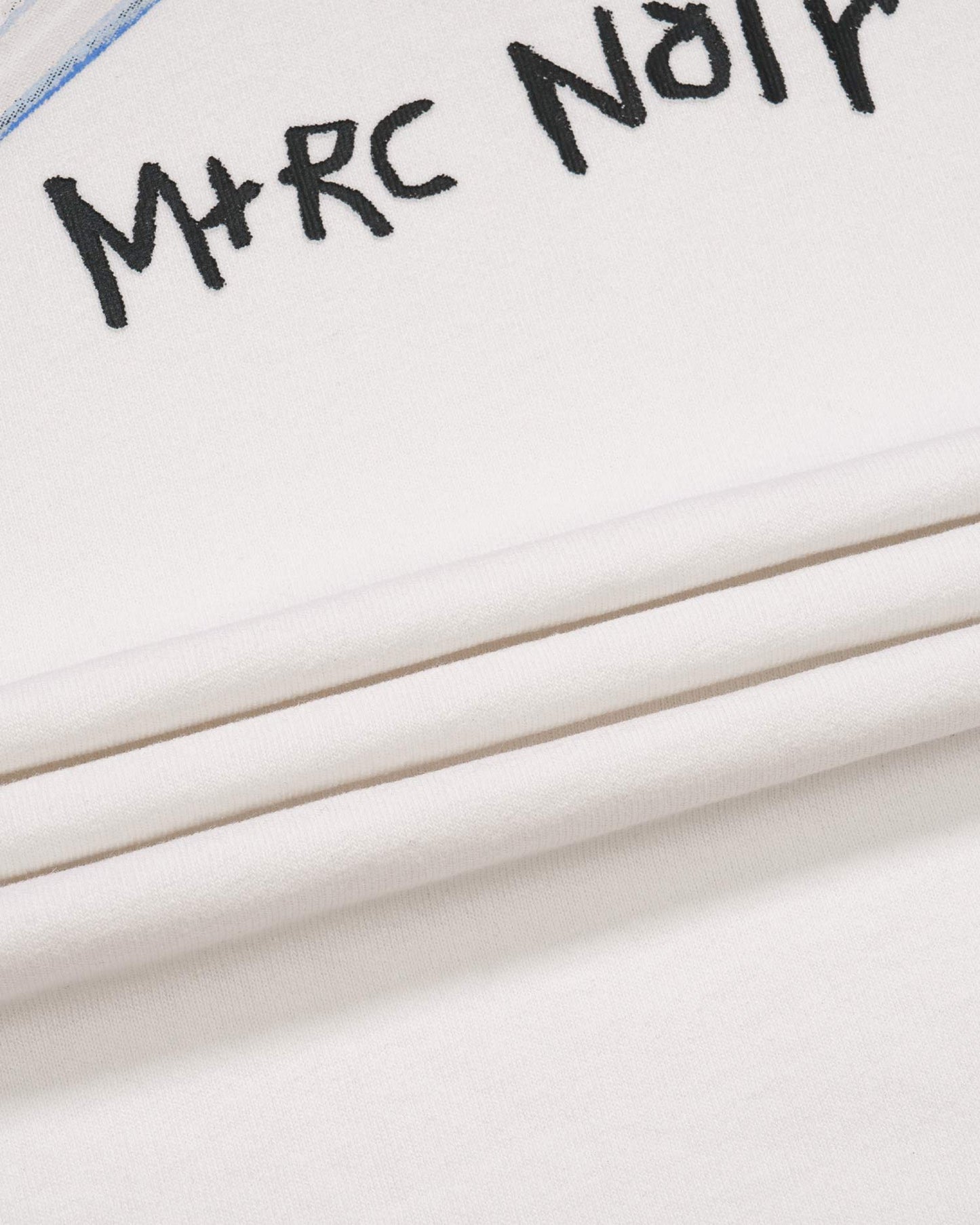 "Marché Noir Air" White Tee - mrcnoir