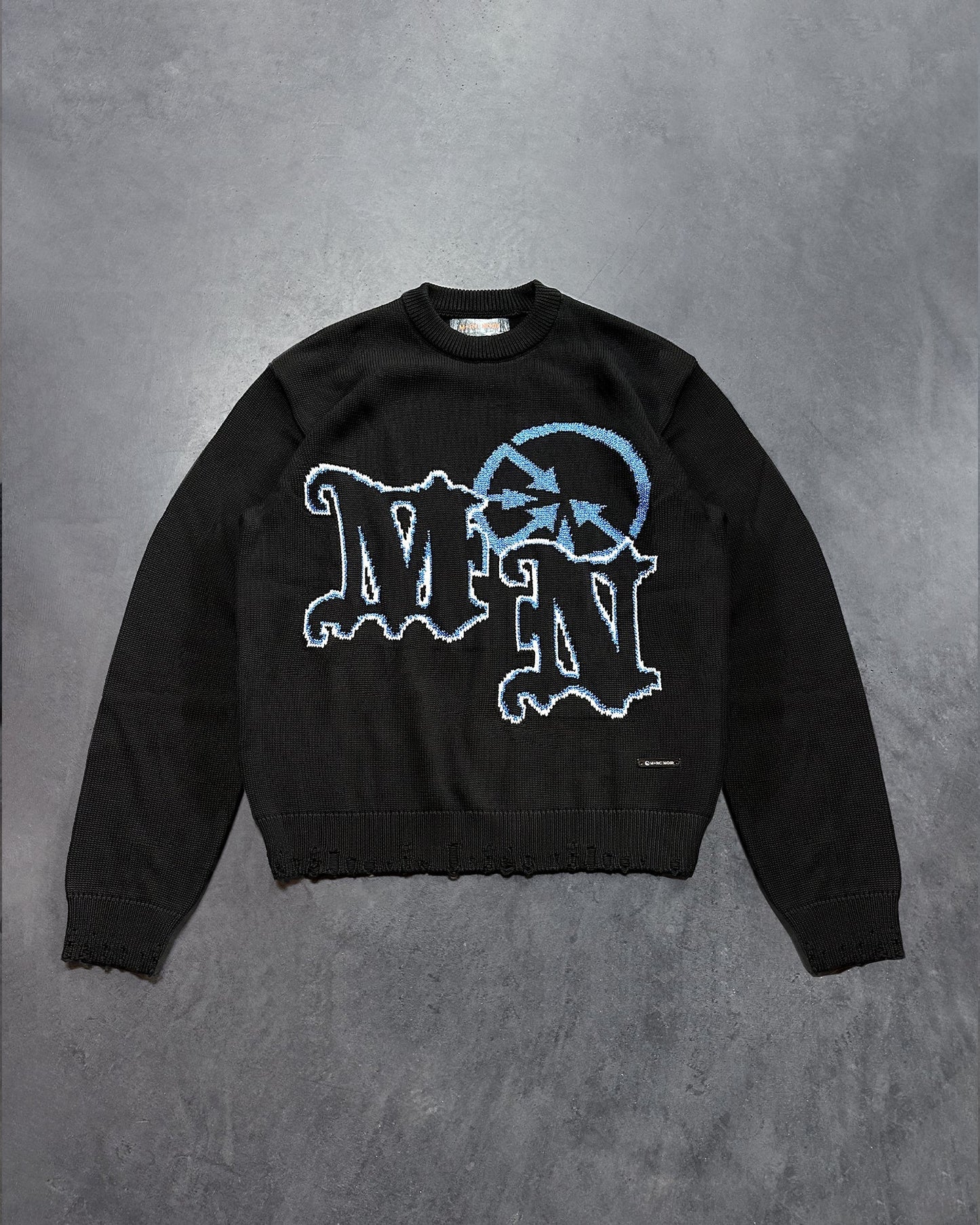 Monogram Ice Knitted Sweater - mrcnoir