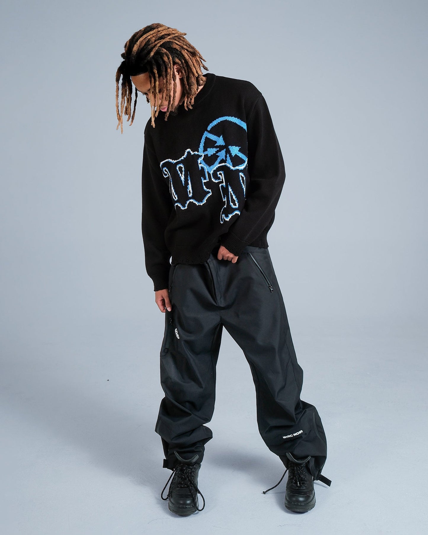 Monogram Ice Knitted Sweater - mrcnoir