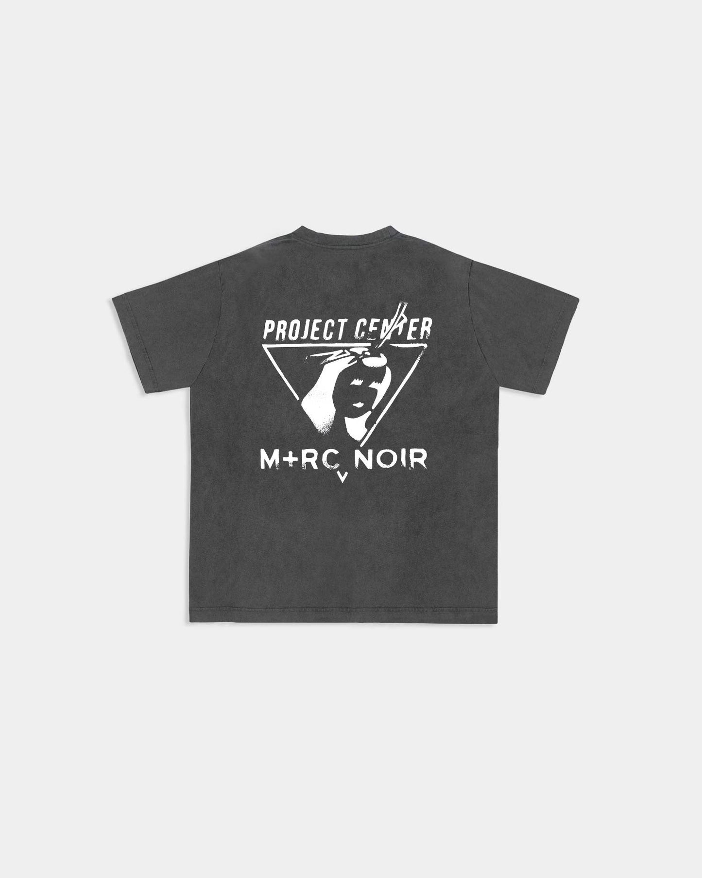 Project Center Vintage Black Tee - mrcnoir