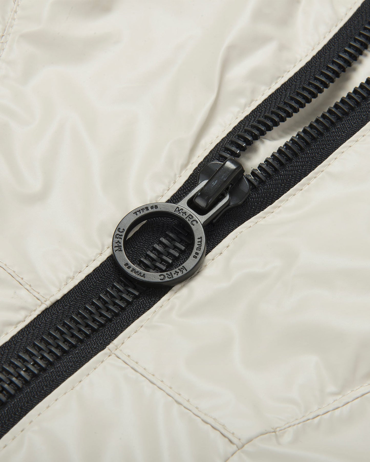 PU Carbon off white Jacket - mrcnoir