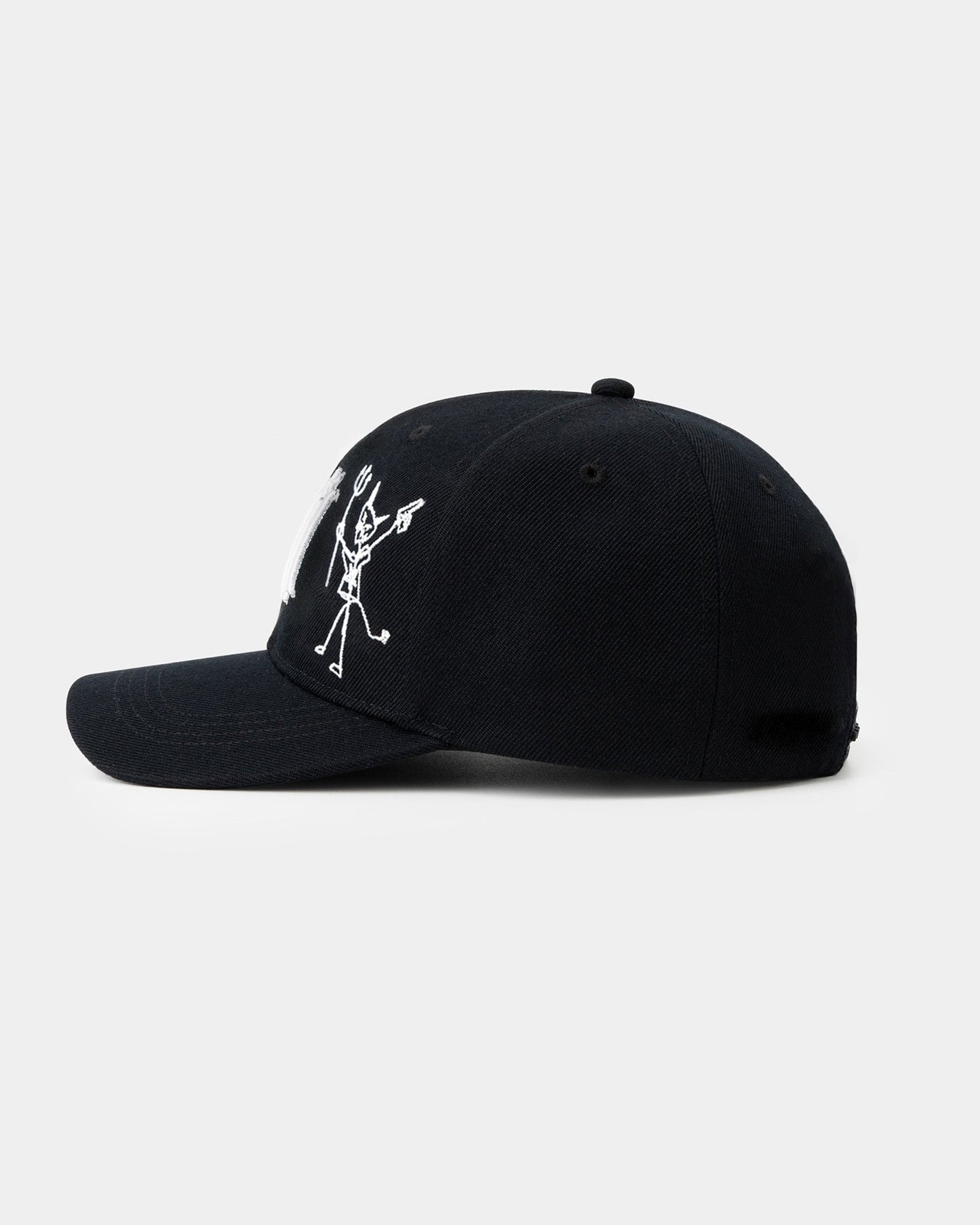 "Say No To The devil" Blazon Italian Wool Hat - mrcnoir