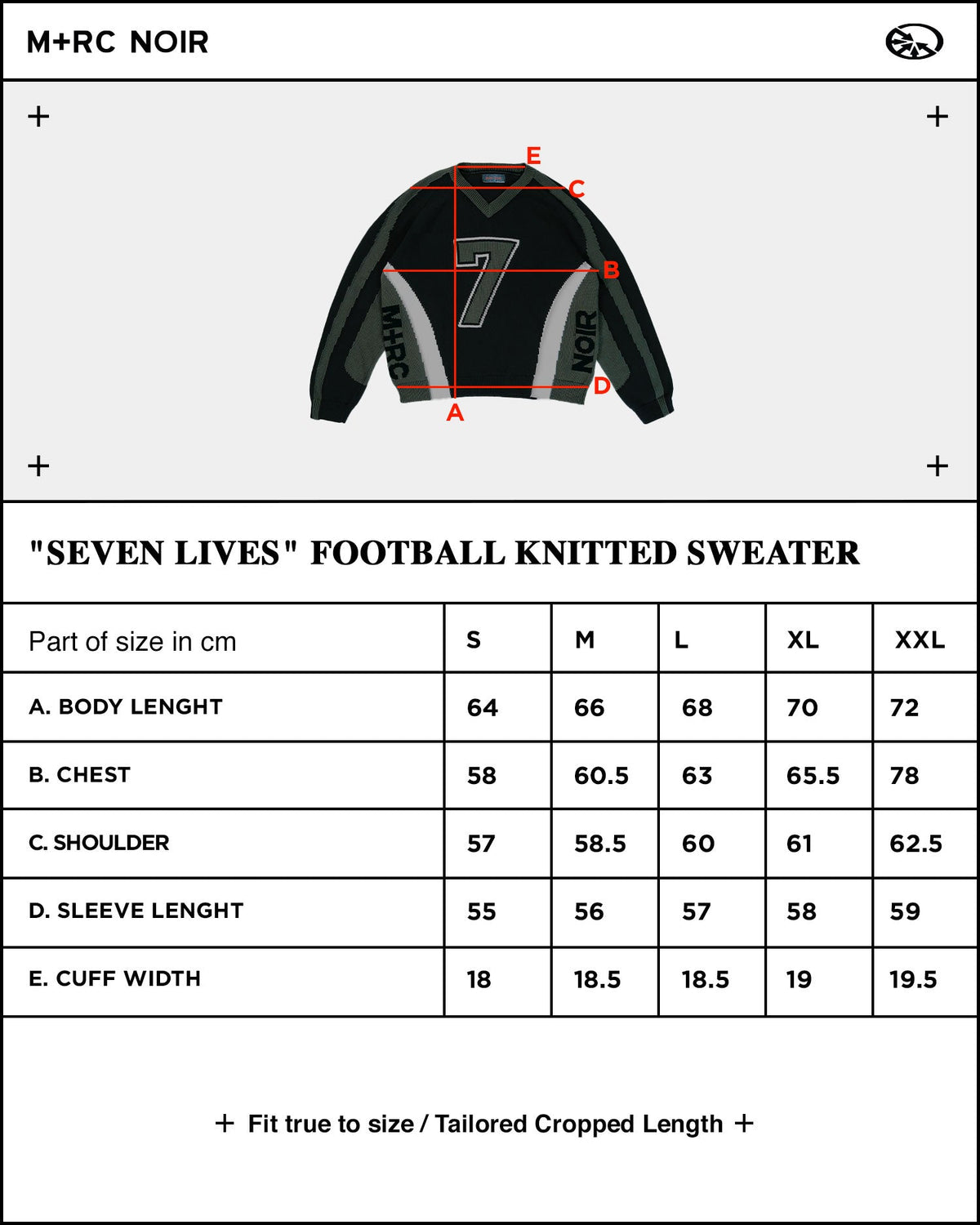 "Seven Lives" Football Knitted Sweater - mrcnoir