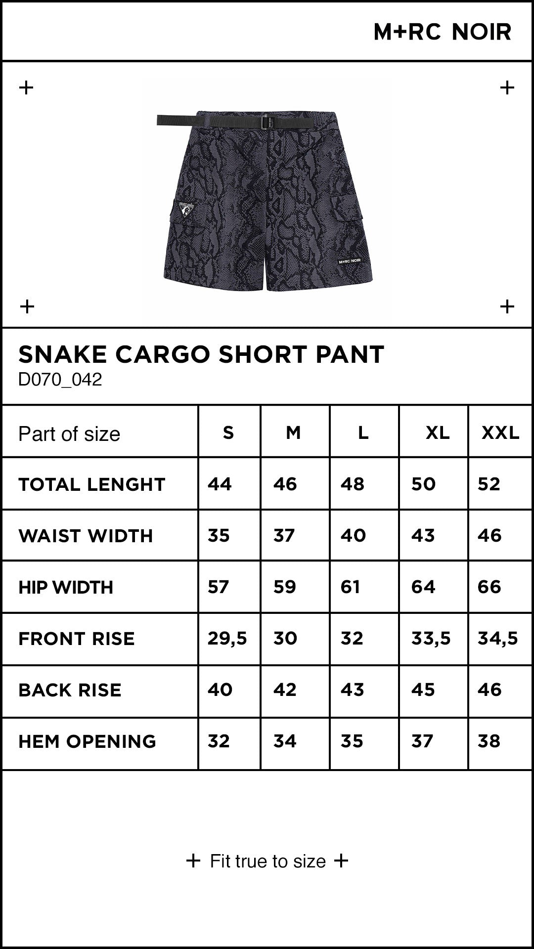 Snake short pant - mrcnoir