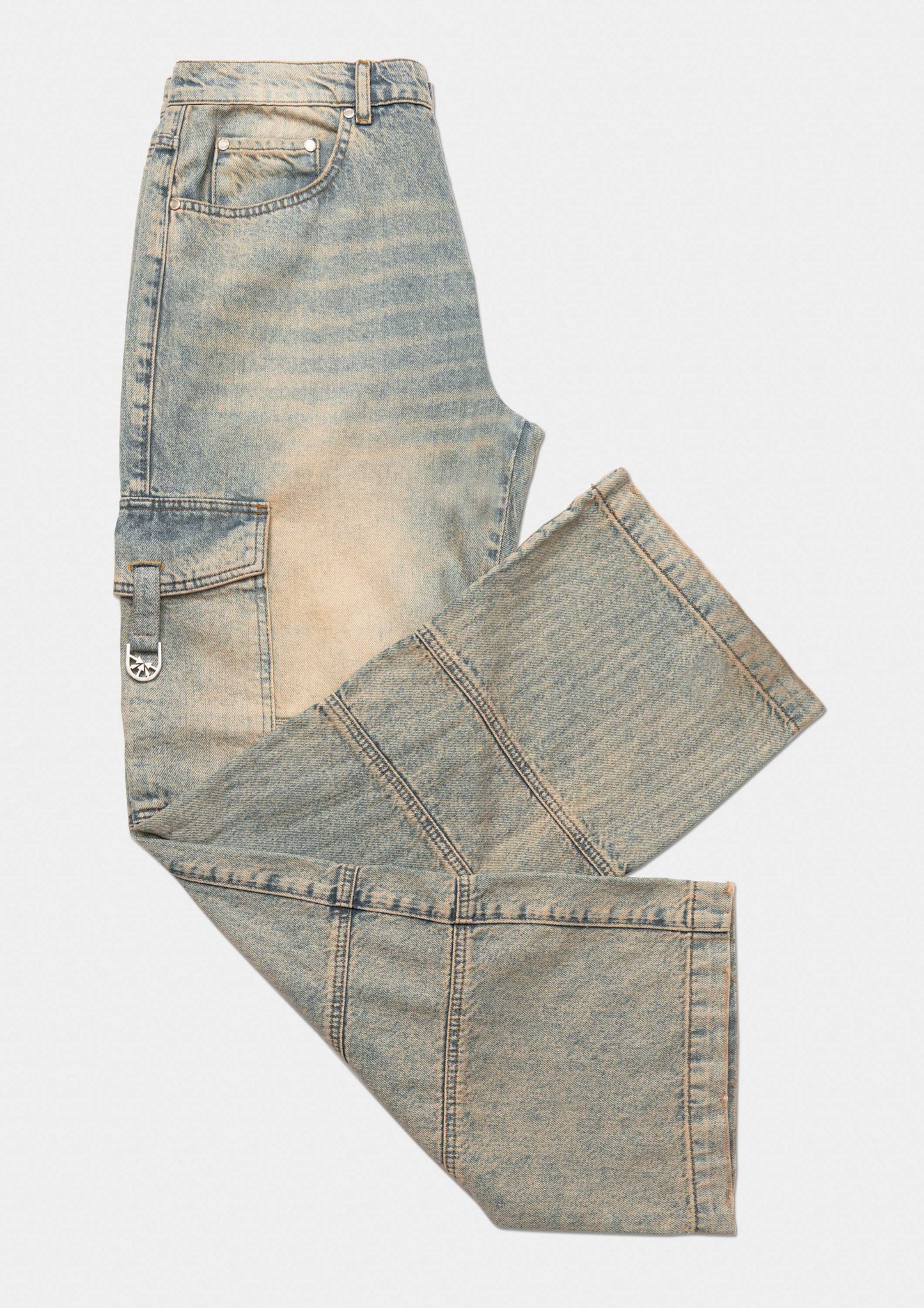 Styx Blue Denim Cargo Pant - mrcnoir