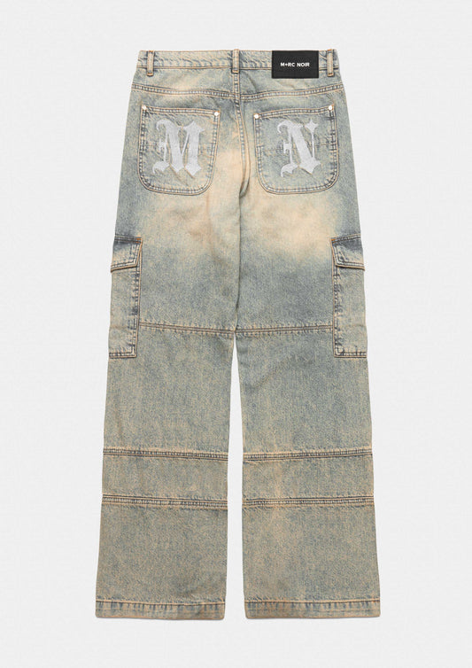 Styx Blue Denim Cargo Pant - mrcnoir