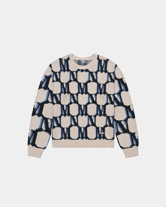 USA Monogram Knitted Sweater - mrcnoir