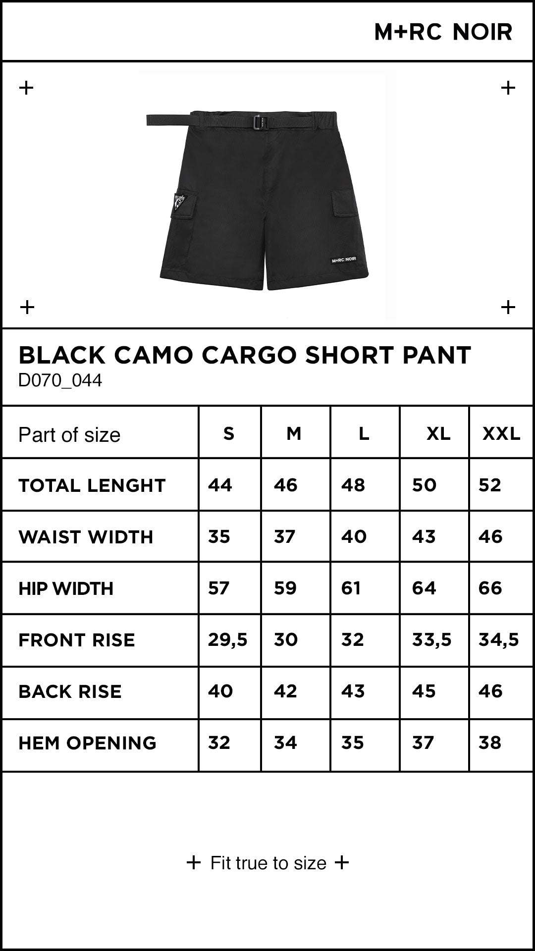 Black short pant - mrcnoir