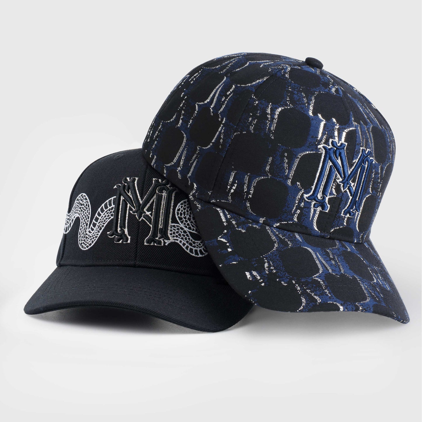 "Genesis" pure wool twill blazon hat - mrcnoir