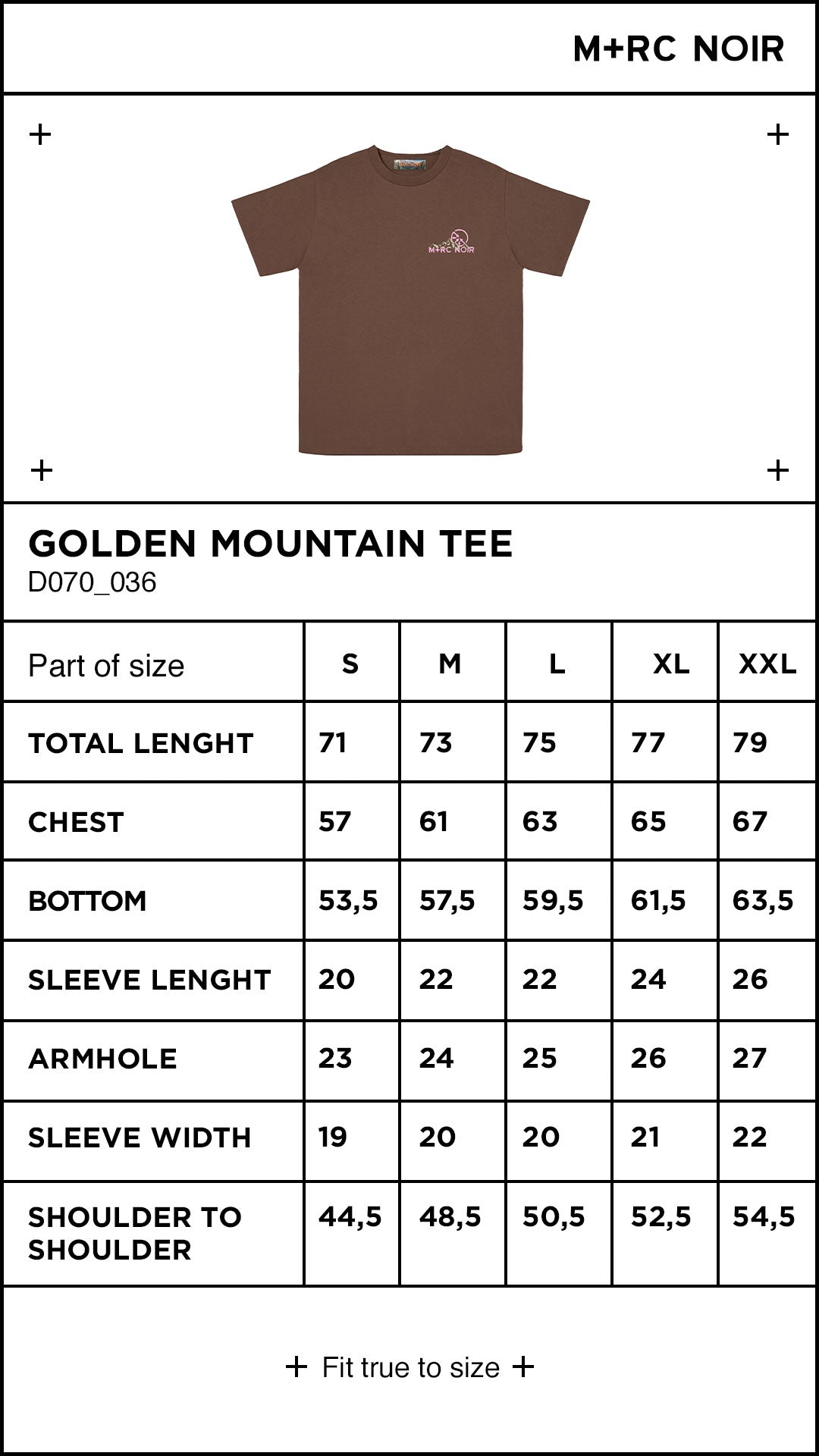 Golden Mountain Tee - mrcnoir