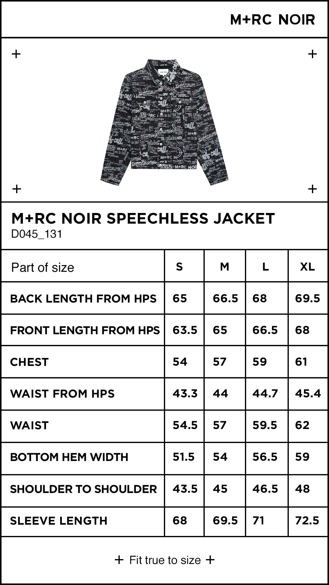 SPEECHLESS DENIM JACKET - mrcnoir