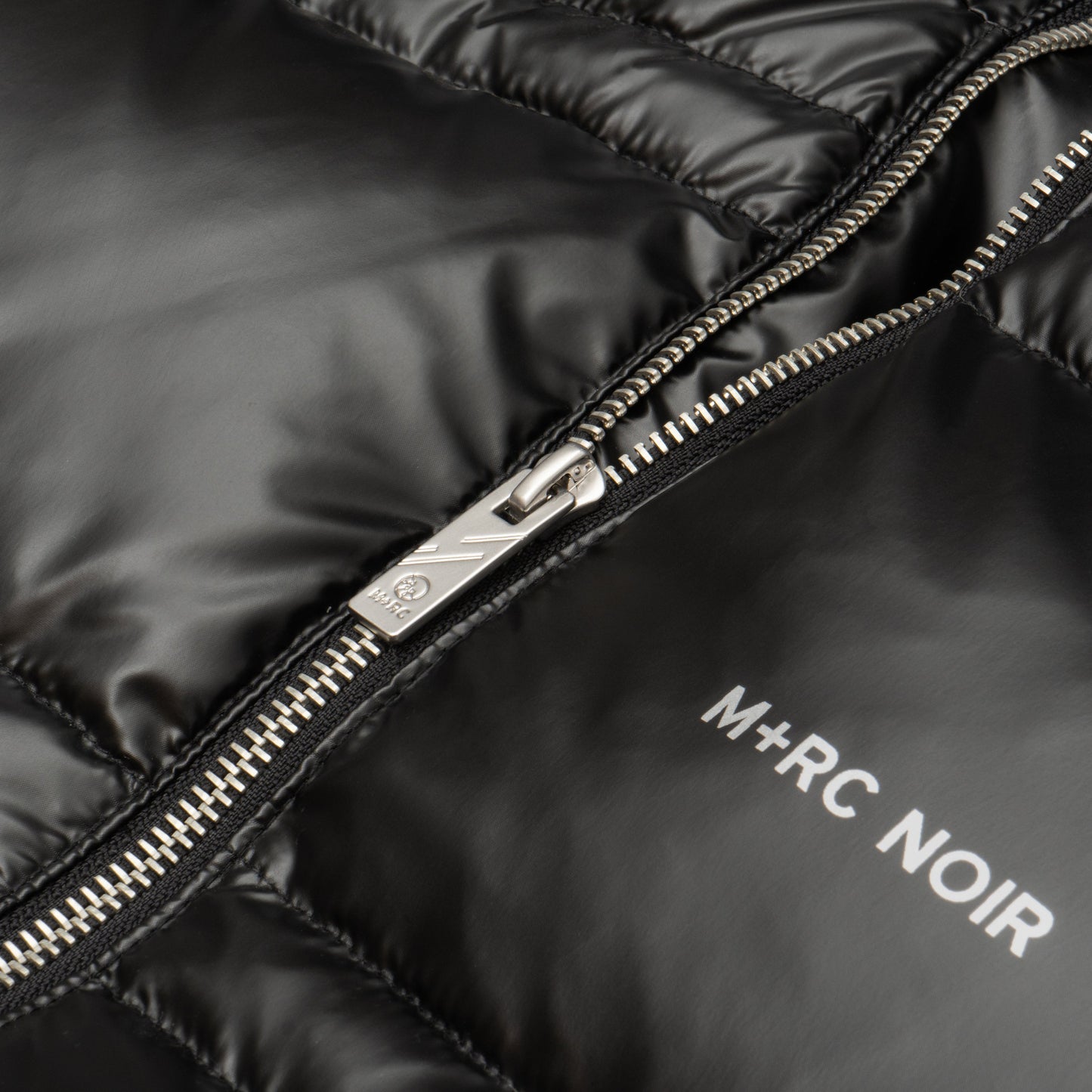 Wavy Black Down Jacket - mrcnoir