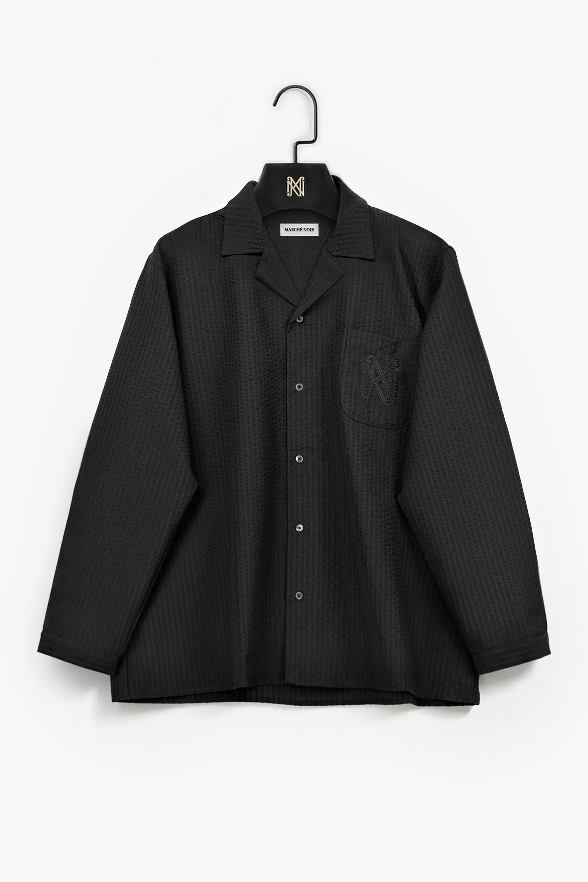 Chemise Seersucker en Laine Japonaise