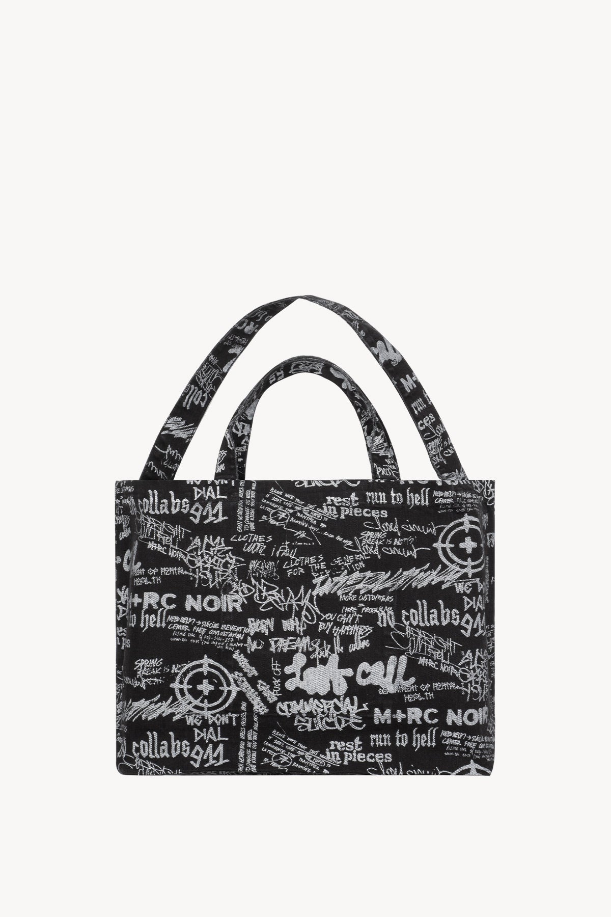 Speechless Denim Tote Bag