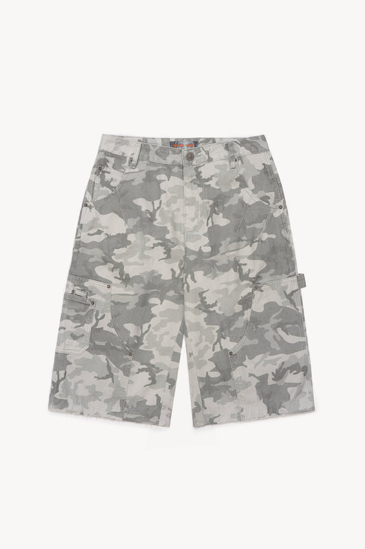 Pantalon cargo noir en velours côtelé Styx