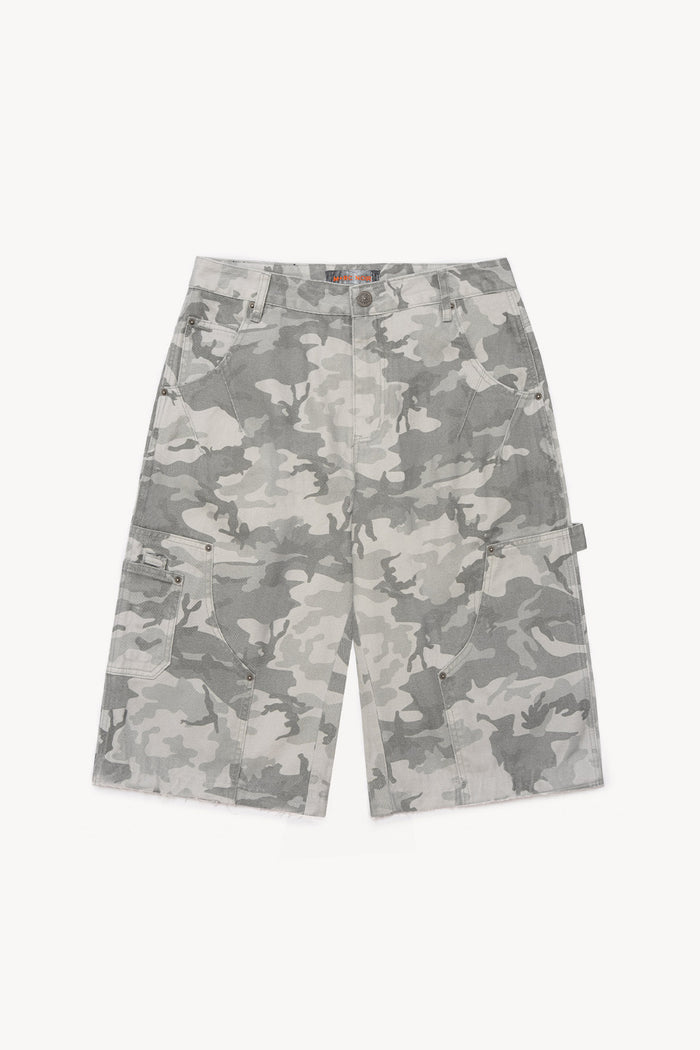 Pantalon cargo noir en velours côtelé Styx