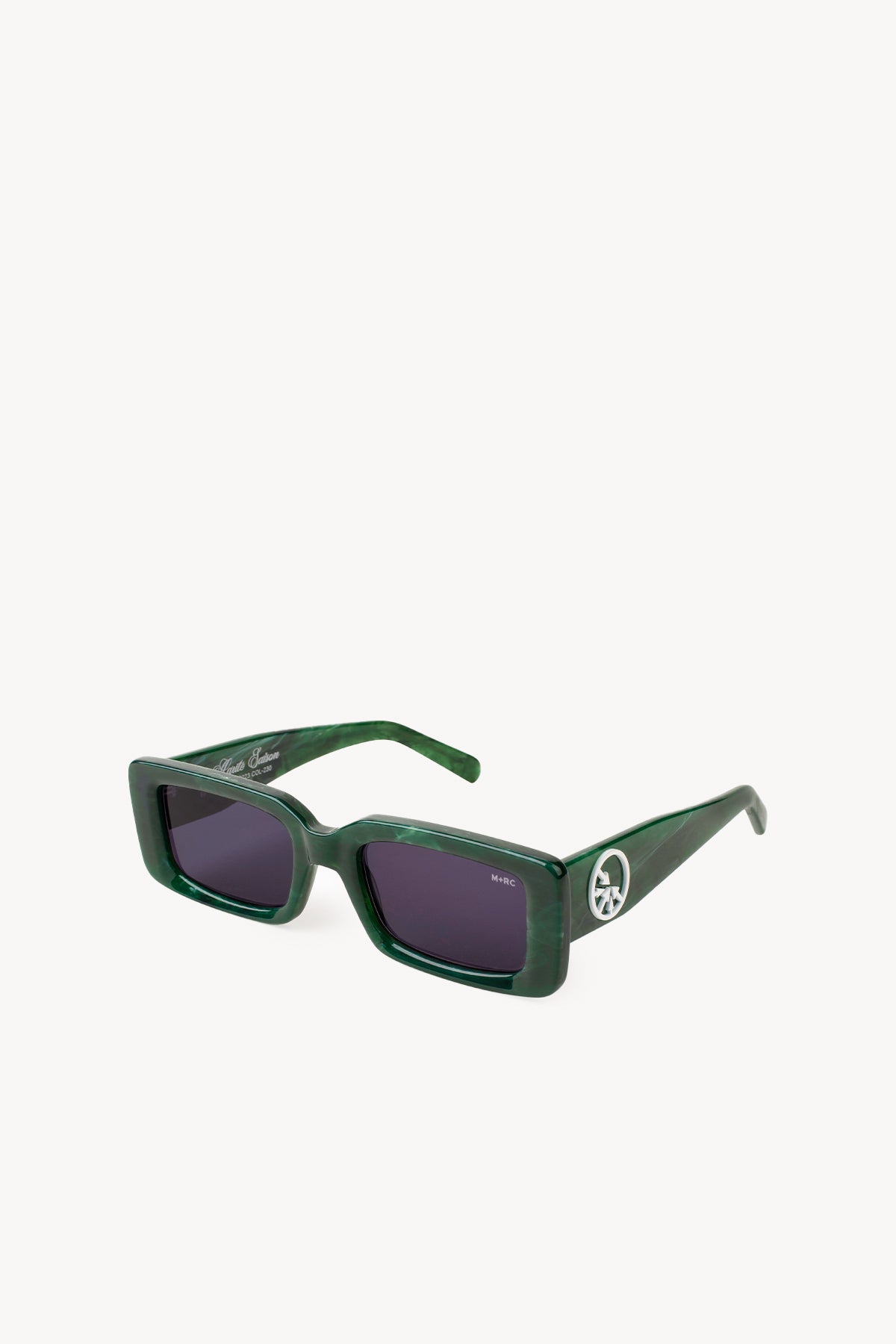 "MOB" Green Marble Sunglasses