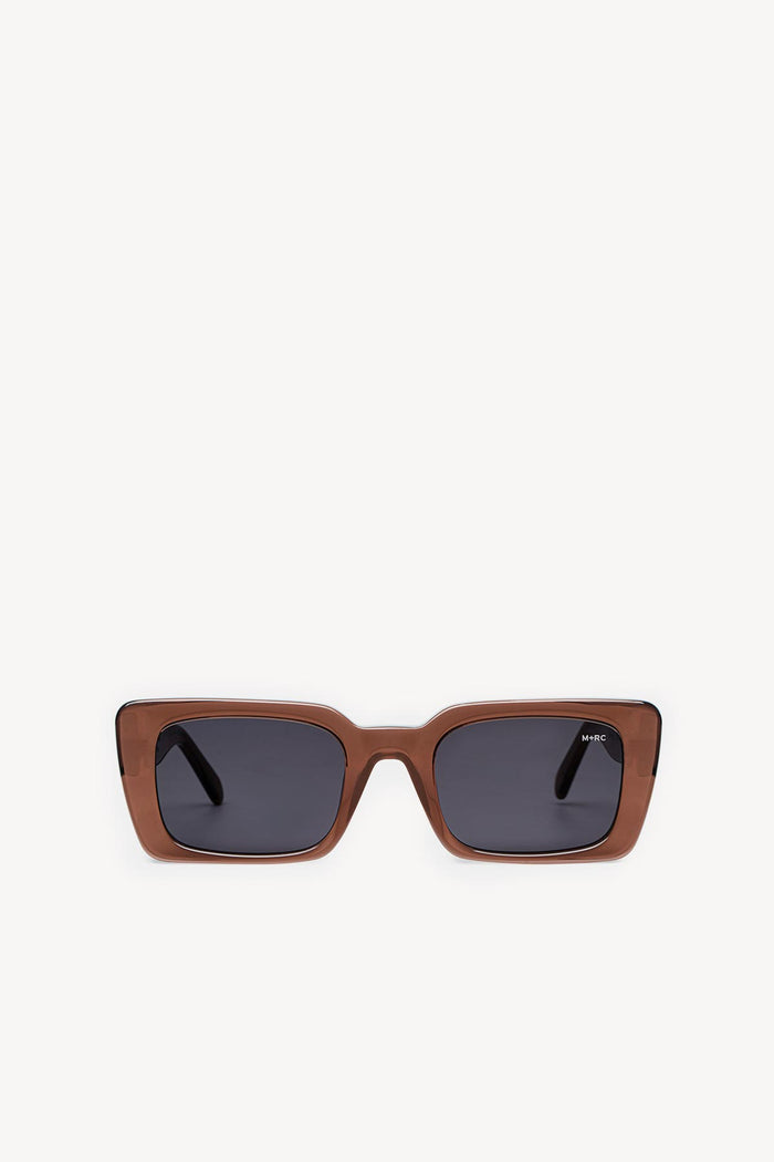 "Blazon Butterfly" Brown Sunglasses