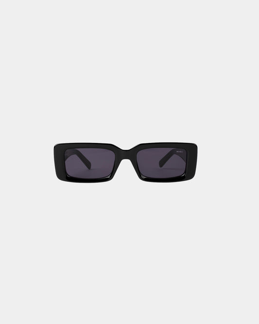 "MOB" Silver Circle Black sunglasses
