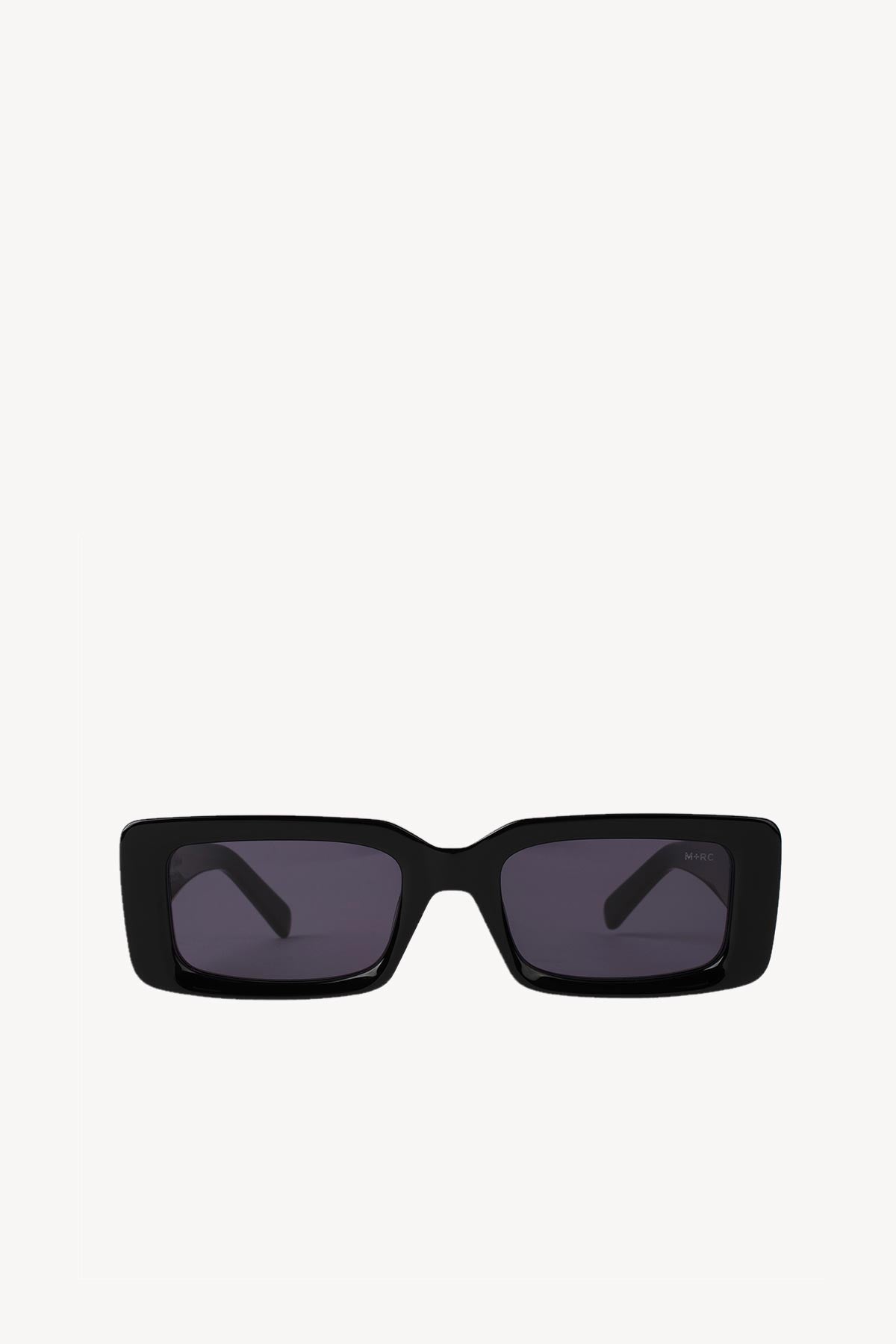 'MOB' Silver Circle Black sunglasses