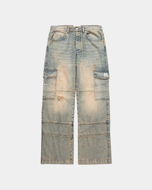 Pantalon cargo denim "Styx" 