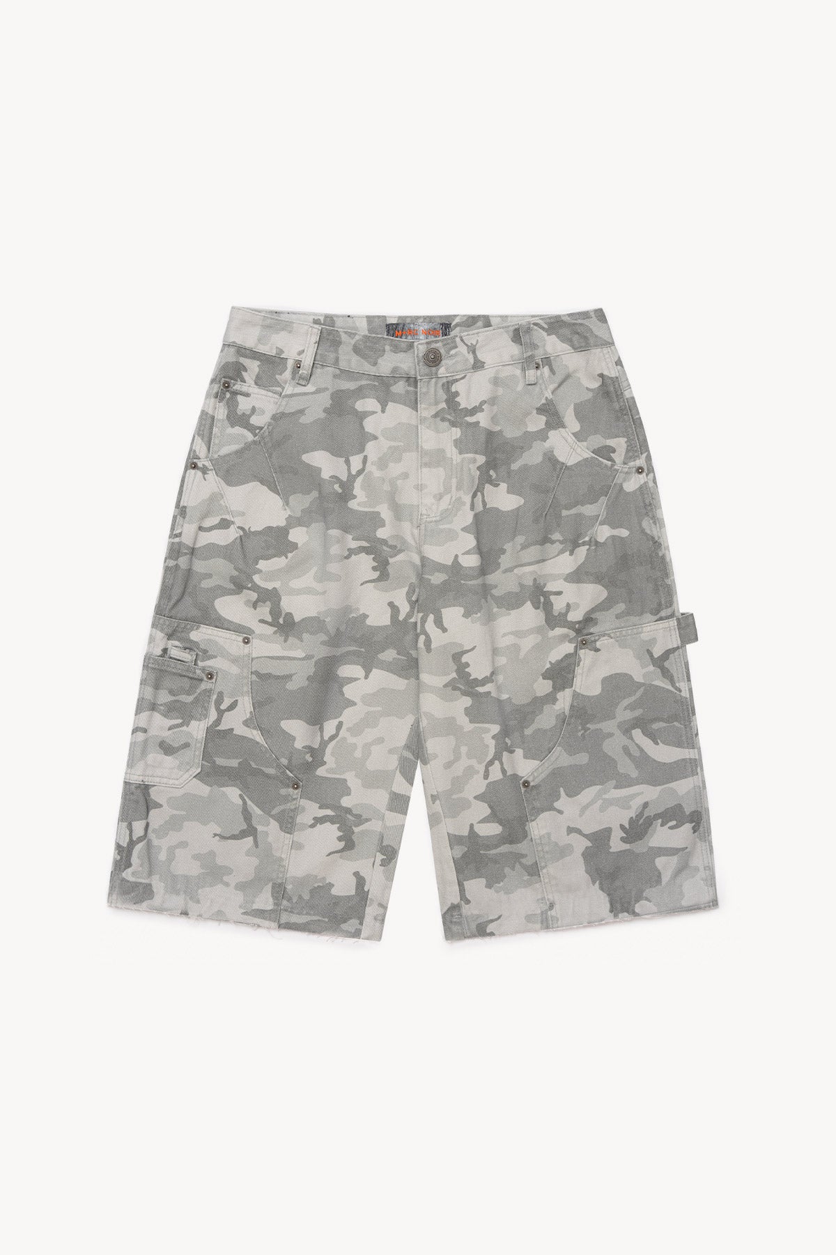 Pantalon cargo noir en velours côtelé Styx