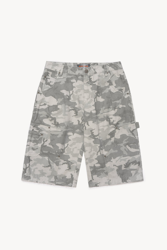 Pantalon cargo noir en velours côtelé Styx