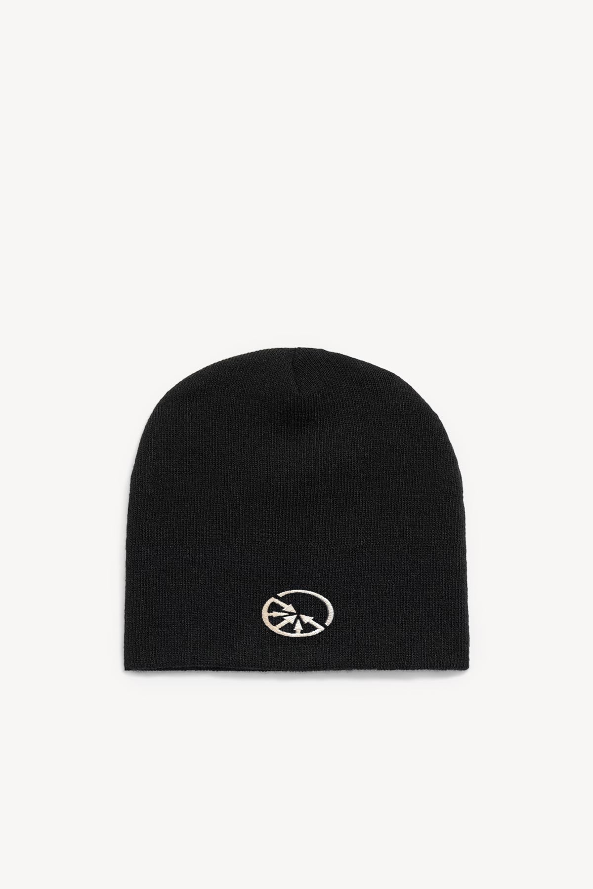 "Eclipses" Pima Black Beanie